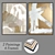 Artistic Set: 2 Paintings + 4 Frame Options 3D model small image 1
