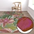 Title: Quality Carpets Set for 3D Scenes 3D model small image 4