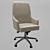 Elegant Ariana Office Chair: Comfort and Style 3D model small image 1