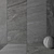 Santorini Gray Stone Wall Tiles 3D model small image 2
