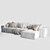 Hendrix Luxe Sofa: Modern Elegance for Your Home 3D model small image 4