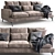 Verzelloni Larsen: Modern Sofa for Stylish Living 3D model small image 1