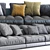 Modern Flexform Sofa Lucien: Stylish and Functional 3D model small image 5