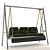 Elegant Outdoor Sofa Swing 3D model small image 2