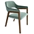 Sleek and Stylish: Parla Olive Chair 3D model small image 1