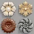 Dimensional Decorative Wall Rosettes 3D model small image 1