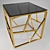 Modern Metal Glass Coffee Table: Garda 3D model small image 3