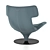 Title: Sleek Sphere Leather Chair 3D model small image 4