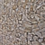 6K Old Stone Brick Wall Mosaic 3D model small image 2