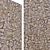 6K Old Stone Brick Wall Mosaic 3D model small image 3