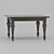 Classic Style Square Dining Table 3D model small image 2