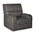 Luxury Leather Recliner 3D model small image 1