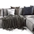 Sleek Elise Stretch Sofa 3D model small image 3