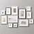 Multi-Color Picture Frames Set 3D model small image 3