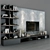 Modern TV Shelf 0178 3D model small image 2