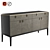 Glamour Chest of Drawers: British-Inspired Elegance 3D model small image 1