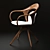 Italian Designed Giorgetti Noran Armchair 3D model small image 1