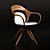 Italian Designed Giorgetti Noran Armchair 3D model small image 3