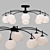 LOFT Nordic Ceiling 2 - Modern Glass and Metal Ceiling Lamp 3D model small image 1