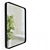 Metal Framed Rectangular Mirror 3D model small image 2