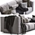 Modern Prostoria Match Sofa: Stylish Comfort 3D model small image 4