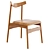 Zara Home Wooden Chair 3D model small image 2