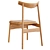 Zara Home Wooden Chair 3D model small image 3