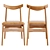 Zara Home Wooden Chair 3D model small image 4