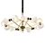 Elegant CORNU Pendant Chandelier 3D model small image 1