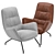 Garbo II Lounge Chair 3D model small image 1