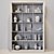 Eichholtz Hennessey Glass Cabinet: Charcoal Grey Oak Finish 3D model small image 5