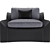 Luxury Bugatti Home Chiron Chair 3D model small image 1
