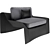 Luxury Bugatti Home Chiron Chair 3D model small image 8
