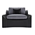 Luxury Bugatti Home Chiron Chair 3D model small image 14