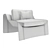 Luxury Bugatti Home Chiron Chair 3D model small image 21