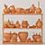 Sleek Clay Dishes Rack 3D model small image 5