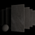 Tierra Black Stone Set Tiles 3D model small image 3