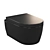 Black Diamond RimFree Wall-Hung Toilet 3D model small image 1