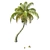 Exquisite Chinese Fan Palm: Detailed, Optimized, Realistic 3D model small image 2