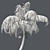 Exquisite Chinese Fan Palm: Detailed, Optimized, Realistic 3D model small image 5