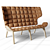 Elegant Mammoth Sofa: 4K Textures, Blender File 3D model small image 1