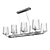 Elegant Chrome Chandelier 3D model small image 2