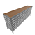 Pyramid Console Cabinet | Spacious 3D model small image 2