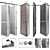 3-in-1 Sliding Door Kit 3D model small image 1