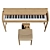 Roland & Karimoku Kiyola: Japanese Handmade Digital Piano with SuperNATURAL Technology 3D model small image 4