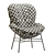 Cozy Quilted Armchair: Soft & Stylish 3D model small image 5