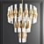 Luxurious Tycho Chandelier 3D model small image 1