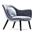 Elegant and Comfortable: Poliform Mad Armchair 3D model small image 4