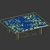 Yves Klein Blue Coffee Table 3D model small image 5