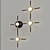 Elegant Odeon Light Fixture 3D model small image 2